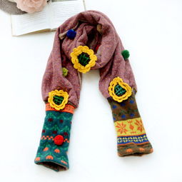 圍巾 時尚與溫暖的編織物